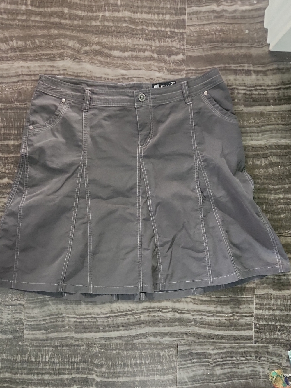 Kuhl splash skirt vintage patina dye size 14